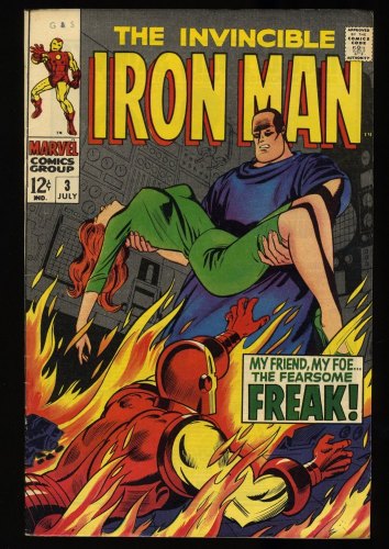 Cover Scan: Iron Man #3 VF- 7.5 Johnny Craig Cover and Art! - Item ID #329784