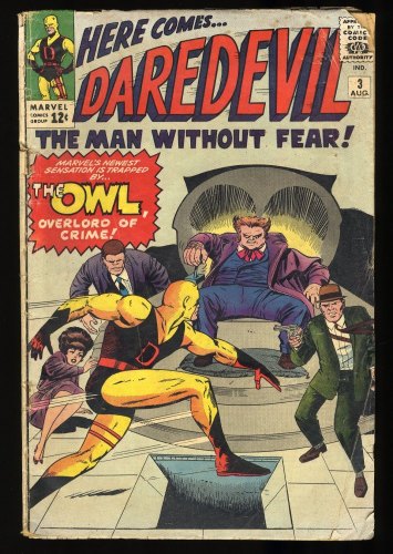 Cover Scan: Daredevil #3 GD 2.0 1st Appearance and Origin of the Owl! - Item ID #331645