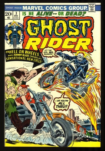 Cover Scan: Ghost Rider #3 NM 9.4 Hell on Wheels! Hellstorm! Stan Lee! - Item ID #332863