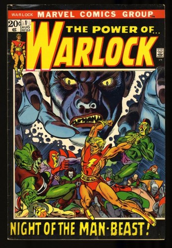 Cover Scan: Warlock #1 FN+ 6.5 1st Appearance Soul Gem! Origin of Adam Warlock! - Item ID #332887