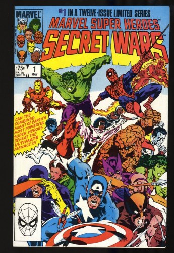 Cover Scan: Marvel Super-Heroes Secret Wars #1 VF/NM 9.0 Error Edition Variant - Item ID #333162