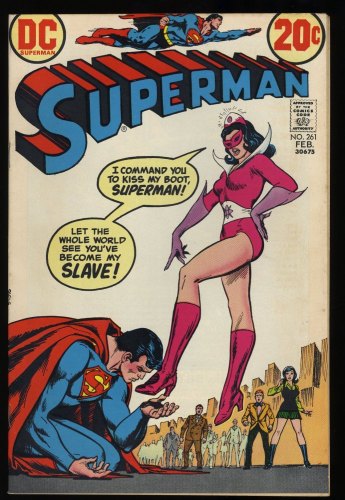 Cover Scan: Superman #261 VF+ 8.5 Star Sapphire Appearance! - Item ID #333648