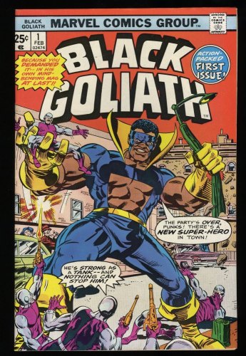Cover Scan: Black Goliath (1976) #1 VF+ 8.5 Origin Retold! - Item ID #333664