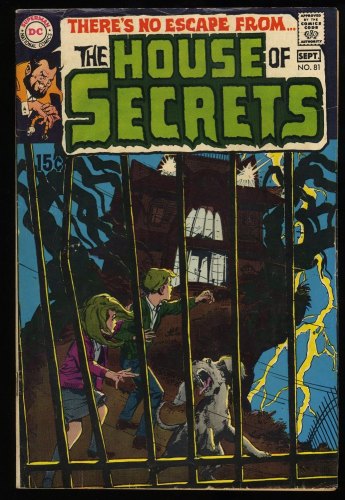 Cover Scan: House Of Secrets #81 FN 6.0 1st Appearance of Abel! First 15-cent Cover! - Item ID #333674