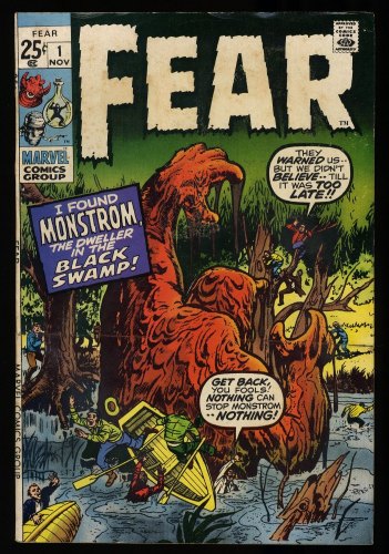 Cover Scan: Fear (1970) #1 FN/VF 7.0 Marvel Monster Cover! - Item ID #333812