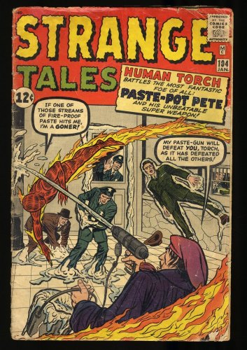 Cover Scan: Strange Tales #104 GD- 1.8 1st Appearance of Paste-Pot Pete! - Item ID #336266