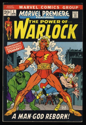 Cover Scan: Marvel Premiere #1 VF- 7.5 1st Appearance HIM Adam Warlock! - Item ID #342234