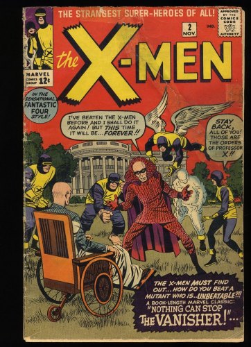 Cover Scan: X-Men #2 FA/GD 1.5 See Description (Restored) (Qualified) - Item ID #345183