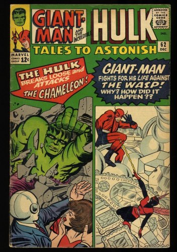 Cover Scan: Tales To Astonish #62 FN 6.0 1st Appearance of Leader! Jack Kirby! - Item ID #345221