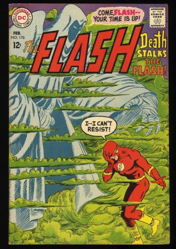 Cover Scan: Flash #176 VF 8.0 Ad for Superman 204! Infantino/Anderson Cover - Item ID #345253