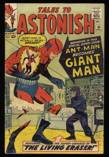 Cover Scan: Tales To Astonish #49 VG 4.0 Ant-Man becomes Giant Man!!! - Item ID #345280