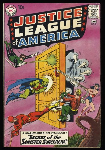 Cover Scan: Justice League Of America #2 FN 6.0 (Qualified) 2nd Appearance Amazo! - Item ID #345286