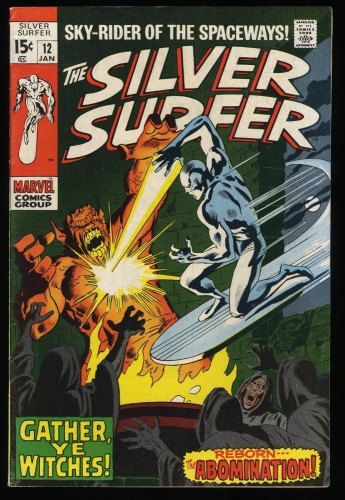 Cover Scan: Silver Surfer #12 VF- 7.5 Beyonder! Marshall Rogers Art! Stan Lee Story! - Item ID #345339