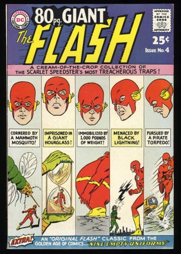 Cover Scan: 80 Page Giant #4 VF+ 8.5 Flash Reprints! Infantino/Anderson Cover Art! - Item ID #345370