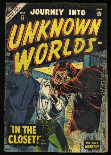 Cover Scan: Journey Into Unknown Worlds #29 GD+ 2.5 (Restored) - Item ID #345395