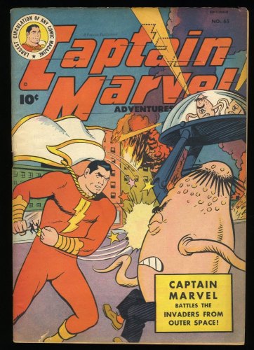 Cover Scan: Captain Marvel Adventures #65 FN 6.0 C. C. Beck Cover and Art! - Item ID #345766