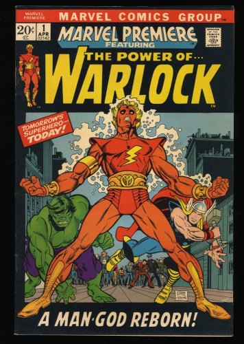 Cover Scan: Marvel Premiere #1 VF- 7.5 1st Appearance HIM Adam Warlock! - Item ID #345802
