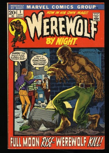 Cover Scan: Werewolf By Night (1972) #1 FN+ 6.5 1st Solo Series Classic Ploog Cover! - Item ID #345851