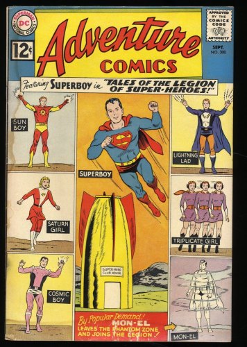 Cover Scan: Adventure Comics #300 VG 4.0 Ad for Superman Annual #5! Klein/Swan Cover - Item ID #345866