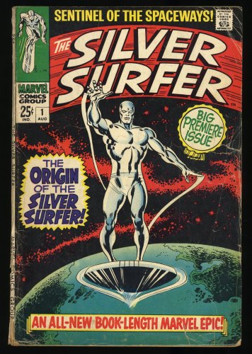 Cover Scan: Silver Surfer (1968) #1 GD 2.0 Origin Issue 1st Solo Title Doctor Doom! - Item ID #346056