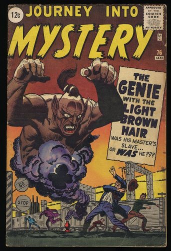 Cover Scan: Journey Into Mystery #76 VG+ 4.5 Kirby Ayers Cover Art! - Item ID #346076