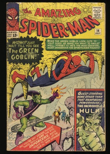 Cover Scan: Amazing Spider-Man #14 GD+ 2.5 See Description (Qualified) - Item ID #346157