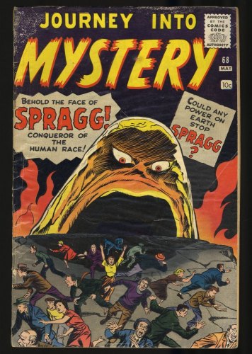 Cover Scan: Journey Into Mystery #68 GD/VG 3.0 Jack Kirby/Dick Ayers Cover! - Item ID #346563