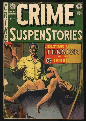 Cover Scan: Crime Suspenstories #24 Fair 1.0 EC George Evans Cover! - Item ID #346573
