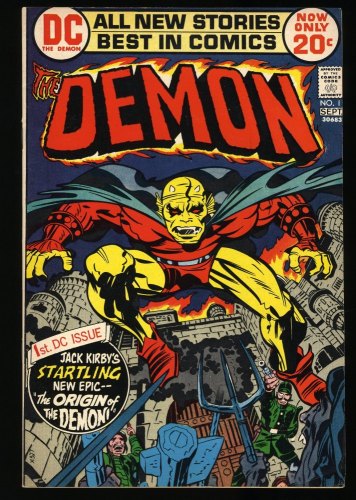 Cover Scan: Demon (1972) #1 VF- 7.5 1st Appearance Etrigan the Demon! Jack Kirby Art! - Item ID #346730