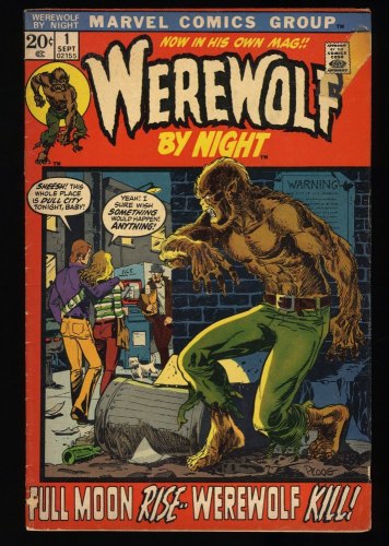 Cover Scan: Werewolf By Night #1 VG+ 4.5 1st Solo Series Classic Ploog Cover! - Item ID #346741