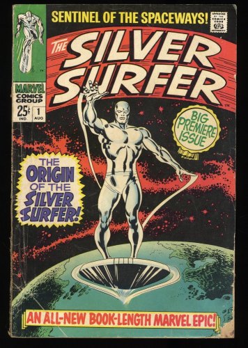 Cover Scan: Silver Surfer #1 FA/GD 1.5 Origin Issue 1st Solo Title Doctor Doom! - Item ID #346752