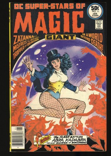 Cover Scan: DC Super-Stars #11 VF+ 8.5 1st Solo Zatanna Cover! Gray Morrow Cover - Item ID #346822
