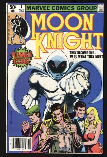 Cover Scan: Moon Knight (1980) #1 NM- 9.2 Variant 1st Appearance of Bushman and Khonshu! - Item ID #346892