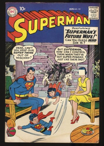 Cover Scan: Superman #131 VG 4.0 Mr. Mxyzptlk! Lois Lane! Swan/Kaye Cover - Item ID #346903