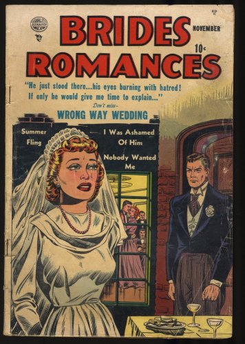 Cover Scan: Brides Romances #1 VG- 3.5 Wrong Way Wedding! Summer Fling!  - Item ID #346929