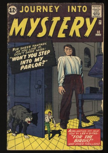 Cover Scan: Journey Into Mystery #80 VG 4.0 Marvel Pre-Hero Horror! - Item ID #347100