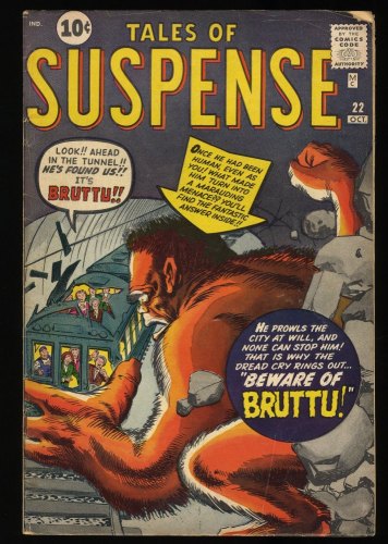 Cover Scan: Tales Of Suspense #22 VG/FN 5.0 Stan Lee Jack Kirby Steve Ditko! - Item ID #347185