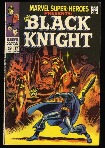 Cover Scan: Marvel Super-Heroes #17 VF 8.0 Black Knight! Buscema/Romita Cover! - Item ID #347188