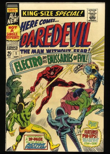 Cover Scan: Daredevil Annual (1967) #1 VF- 7.5 1st Appearance Emissaries! - Item ID #347196