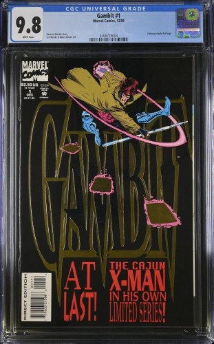 Cover Scan: Gambit (1999) #1 CGC NM/M 9.8 White Pages - Item ID #347505