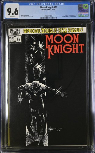Cover Scan: Moon Knight #25 CGC NM+ 9.6 White Pages 1st Appearance Black Spectre! - Item ID #347507