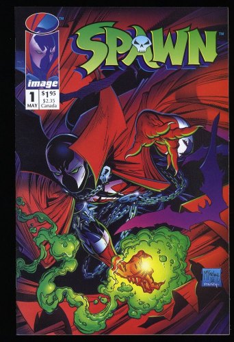 Cover Scan: Spawn #1 NM 9.4 McFarlane 1st Appearance Al Simmons! - Item ID #347581