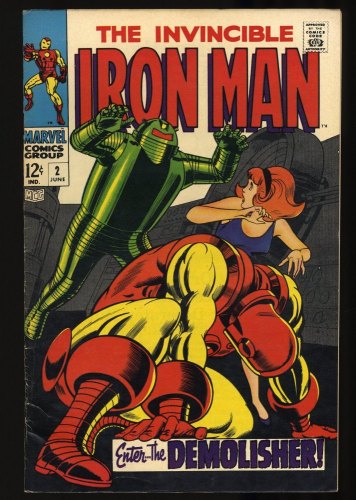 Cover Scan: Iron Man (1968) #2 FN/VF 7.0 1st Appearance Demolisher! 1st Janice Cord! - Item ID #348598