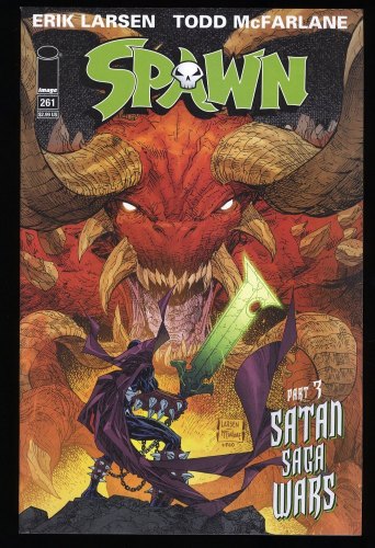 Cover Scan: Spawn #261 NM+ 9.6 Satan Saga Wars! Todd McFarlane! Erik Larsen!  - Item ID #348971