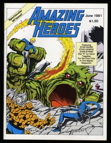 Cover Scan: Amazing Heroes (1981) #1 VF+ 8.5 John Byrne! Star Wars! Fantastic Four! - Item ID #349132