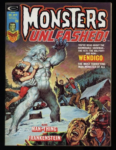 Cover Scan: Monsters Unleashed #9 VF/NM 9.0 Frankenstein Wendigo! - Item ID #349158