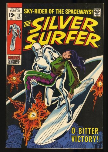 Cover Scan: Silver Surfer #11 VF 8.0 Shalla-Bal Warlock II! O' Bitter Victory! - Item ID #349301