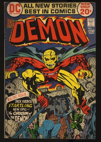 Cover Scan: Demon #1 FN- 5.5 1st Appearance Etrigan the Demon! Jack Kirby Art! - Item ID #349660