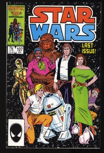 Cover Scan: Star Wars #107 NM- 9.2 Last Issue! Scarce! - Item ID #349740
