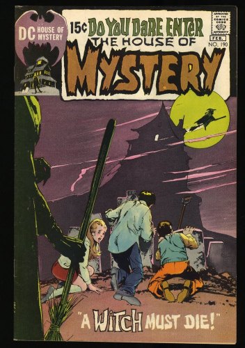 Cover Scan: House Of Mystery #190 VF- 7.5 Neal Adams Cover! DC Horror! - Item ID #349874
